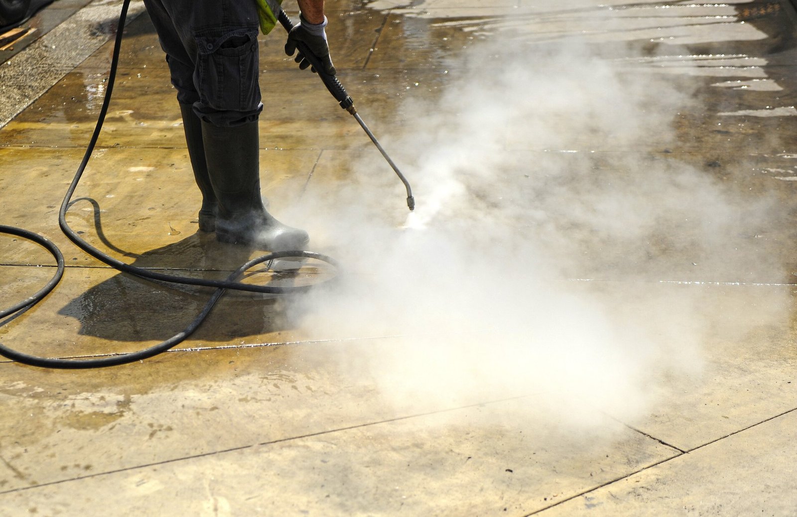 Hot Water Pressure Washing