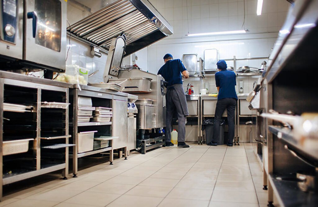 Floor and Tile Cleaning in Kitchens