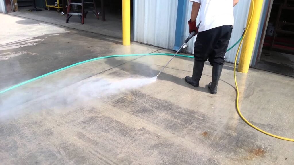 Hot Water Pressure Washing